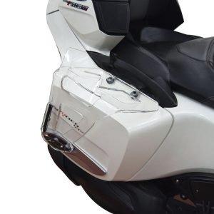 COPPIA DI PORTAPACCHI LATERALI CON SUPPORTO LED + LED ROSSO ISOTTA PER CAN AM SPYDER RT 1330 (2014-2019)
