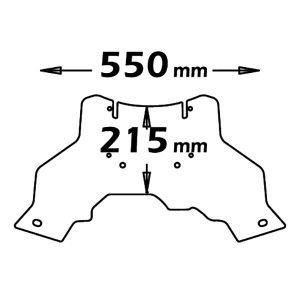 RICAMBIO LASTRA INFERIORE PER PARABREZZA REGOLABILE ISOTTA PER BMW F 650/800 GS