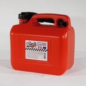 Tanica di benzina in plastica arancione