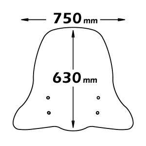 PARABREZZA CLASSIC ISOTTA PER PIAGGIO BEVERLY 125/200 (2002-2004)