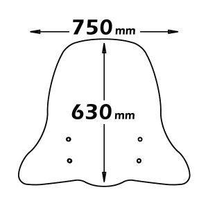 PARABREZZA CLASSIC ISOTTA PER PIAGGIO BEVERLY 125/250 (2004-2006)