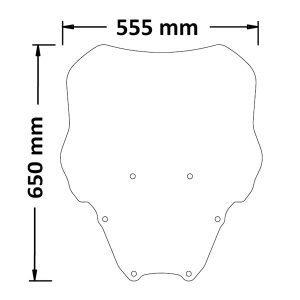 PARABREZZA CLASSIC ISOTTA PER HONDA FORZA 125/350