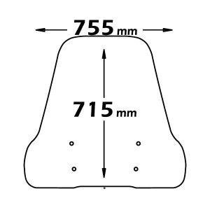 PARABREZZA PROTEZIONE MEDIA ISOTTA PER MALAGUTI F10 50