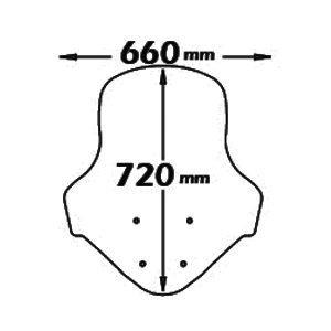 PARABREZZA CLASSIC ISOTTA PER YAMAHA N-MAX 125/155 (2015-2020)