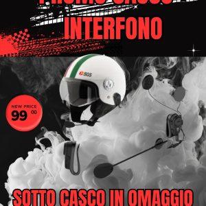 Casco SGS con interfono e sotto casco in omaggio